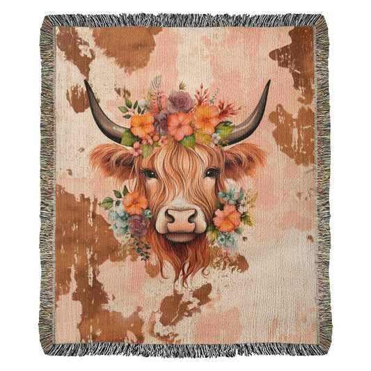 BOHO Western Highland Heirloom Woven Blanket